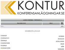 Tablet Screenshot of konferensanlaggningar.se